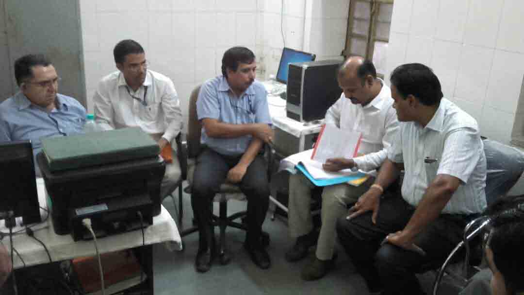 महापंजीयक(RGI) कार्यालय के अधिकारियो का भ्रमण